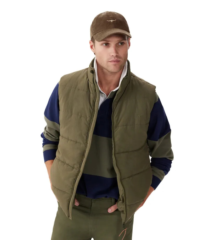 RM Williams Mini Longhorn Cap Olive-3